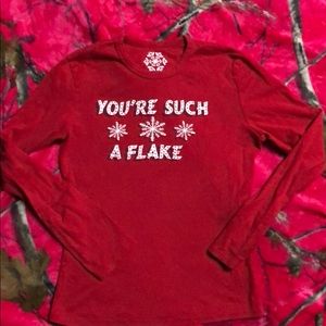 Your such a flack red long sleeve